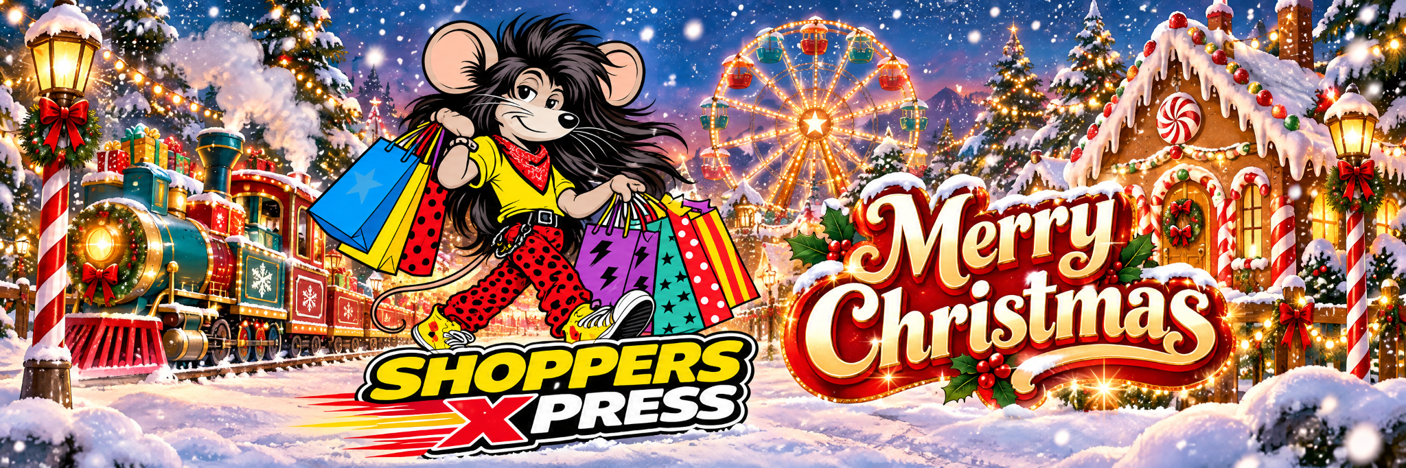 ShoppersXpress Christmas collection banner