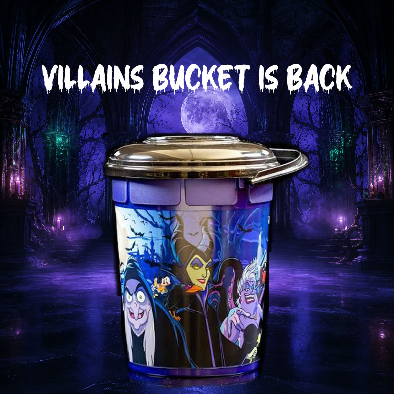 Villains Pop Corn Bucket