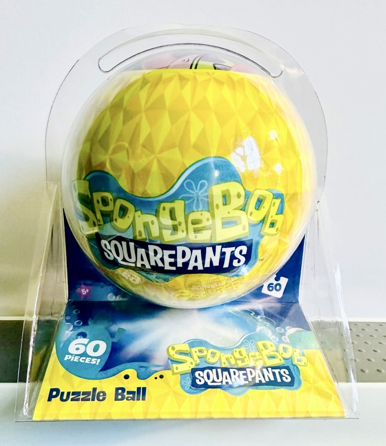 SpongeBob SquarePants 60 Pc. Puzzle Ball, Brand New Sealed Patrick Star Plankton